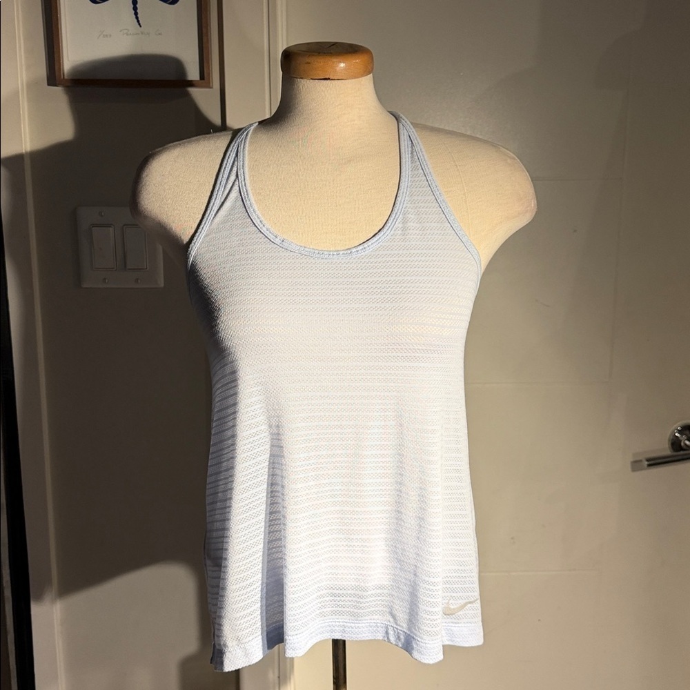 Light Baby Blue Nike Dri Fit Tank